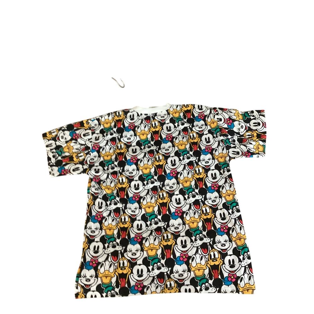 Vintage Mickey & Co. All Over Print Disney T-Shirt Made in USA One Size